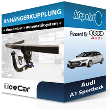 Für Audi A1 Sportback 10.2018-jetzt TOWCAR Anhängerkupplung abnehmbar neu
