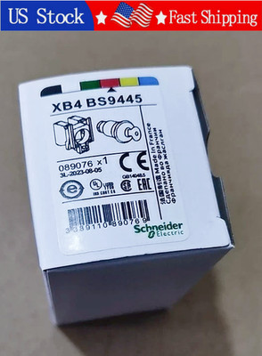 1PCS New Schneider XB4BS9445 Emergency Stop Push Button 40mm 1NO+1NC US Stock