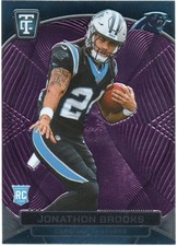2024 Totally Certified Football Jonathon Brooks (CAR) RC Mirror Purple  #147