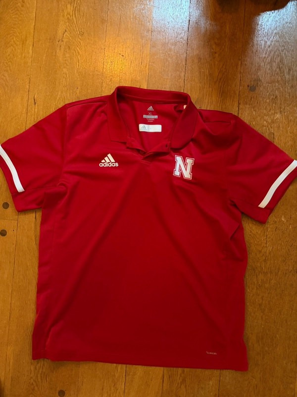 Nebraska Huskers Adidas Shirt XL