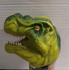 Rubber/Latex Dinosaur Hand Puppet Kids Pretend Play Toys