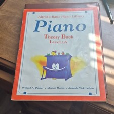 Alfred's Basic Piano Library Piano Theory Book Level 1A Beginner English