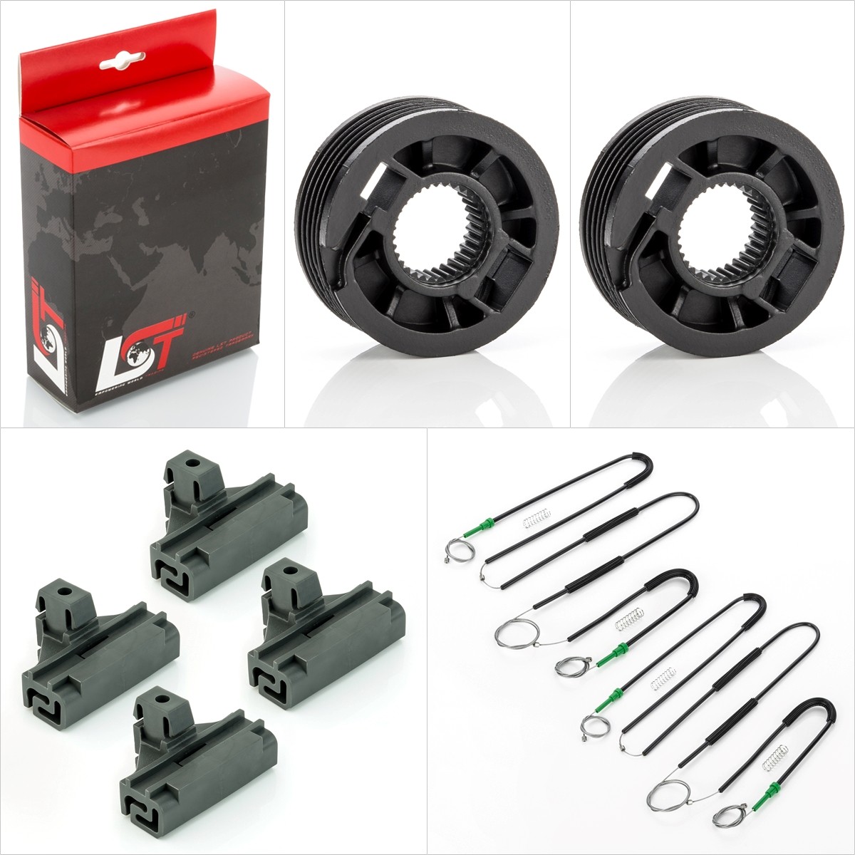 Window Regulator Repair Kit Front Left & Right - for SEAT AROSA 6H New