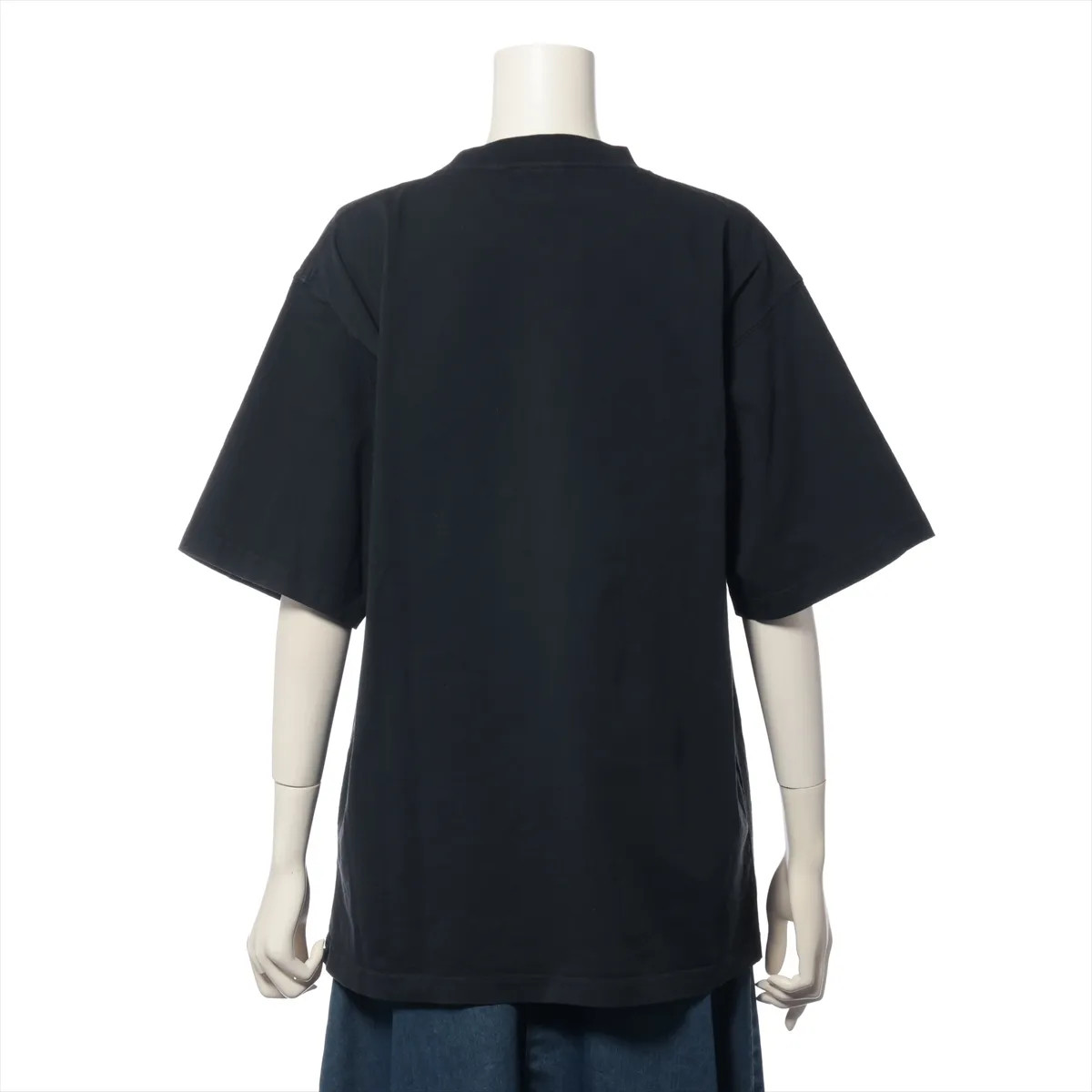 Balenciaga 25 years Cotton T-shirt XS Ladies' Black  863724 There is a scuff thumbnail 2