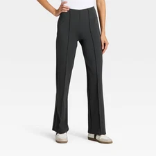 Women's High-Rise Flare Pants - All In Motion Black M