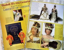 9p History Article  Pics - VTG 1950s Liberty of London Elizabeth II Coronation