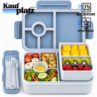 Brotdose Kinder Auslaufsicher Bento Box Mit FäChern FüR Schule Und Freizeit