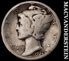 1924-S Mercury Dime- Silver- Scarce Better Date No Reserve #J1869