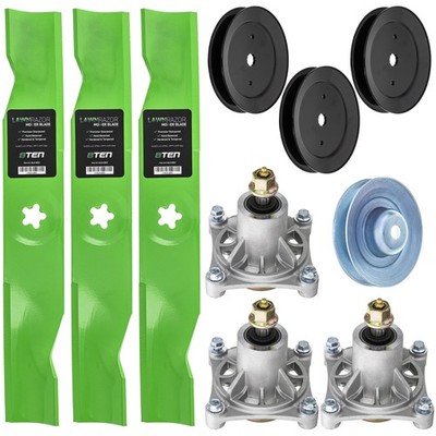 8TEN Blade Spindle Pulley Kit for Husqvarna GTH 2248XPB 532174356 48-Inch Deck