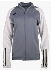 adidas Women's Tiro 23 Compititoin Jacket Soccer Cleats Gray