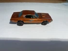 CUSTOM COUGAR - 1967 Hot Wheels Vintage Redline Orange With Brown Interior