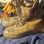 Brown/Tan Solid Lace-Up Tactical Boots Unisex Adults US 12 Medium Uninsulated — photo 2