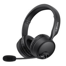 Wireless Headset with Mic for Work, Wireless Headset with Microphone AI Noise...