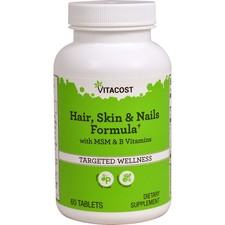 Hair, Skin & Nails Formula With MSM & B Vitam...