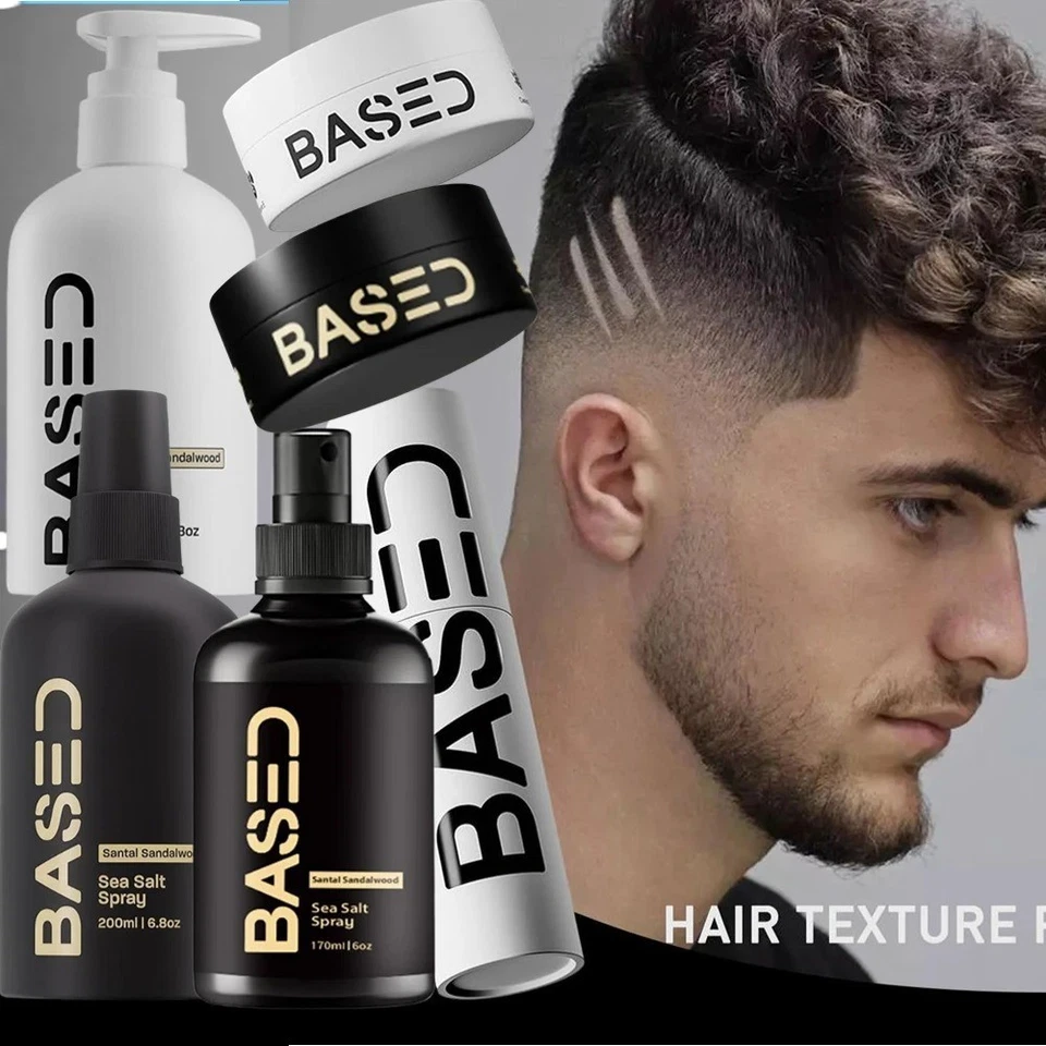 BASED - Hair Texturizing Powder,  Volumizing Hair Spray, Shampoo Wax Conditioner - Image 3 of 4