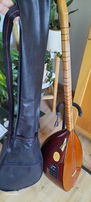 Langhals Saz Baglama  Mit Equalizer Und Tasshe