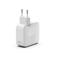 Hama SchnellladegeräT, Gan, 2X USB-C, Ausziehbares Ladekabel, Pd, #27284126