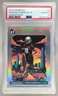 128751100 Marvin Harrison Jr 2024 Panini Donruss Downtown! SSP RC Rookie PSA 10