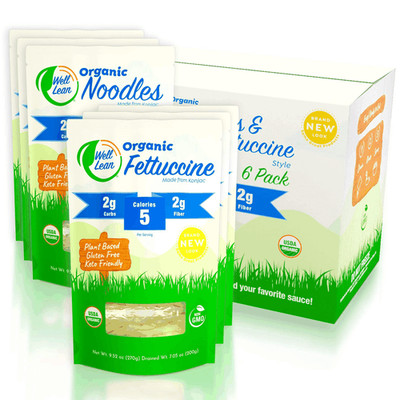 Organic Variety Pack Premium Shirataki Konjac Pasta USDA Organic 100% Plant
