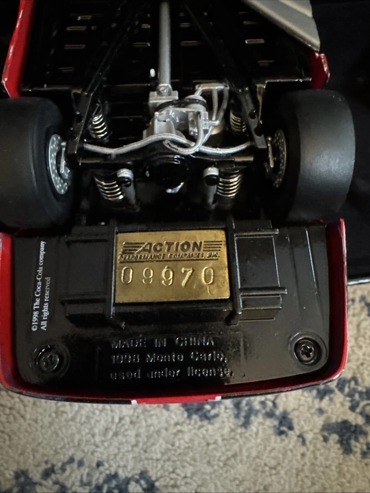 Dale Earnhardt SR 1998 1/24 Coca-Cola Elite #8862 0F 10 OOO forma como nueva en caja Foto 3 de 4