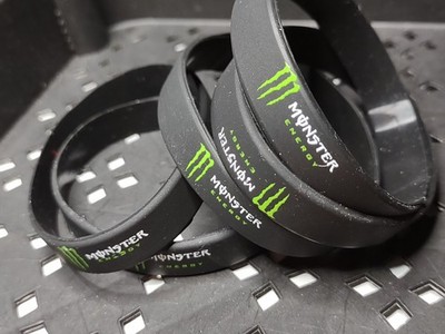Lot Of 5 Green And Black Monster Energy Bracelets  CDK8