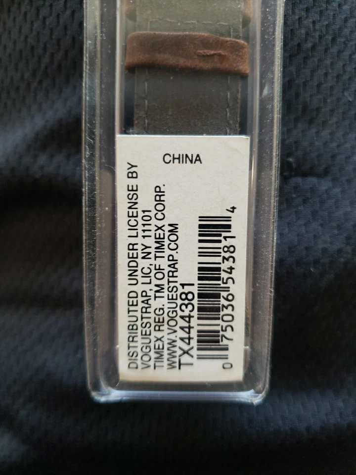 Timex TX444381 Outdoor Collection Brown Genuine Leather Watchband - Image 3 of 3