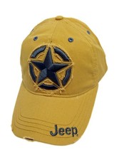 Jeep Distressed 3D Star Cap Baseball Hat