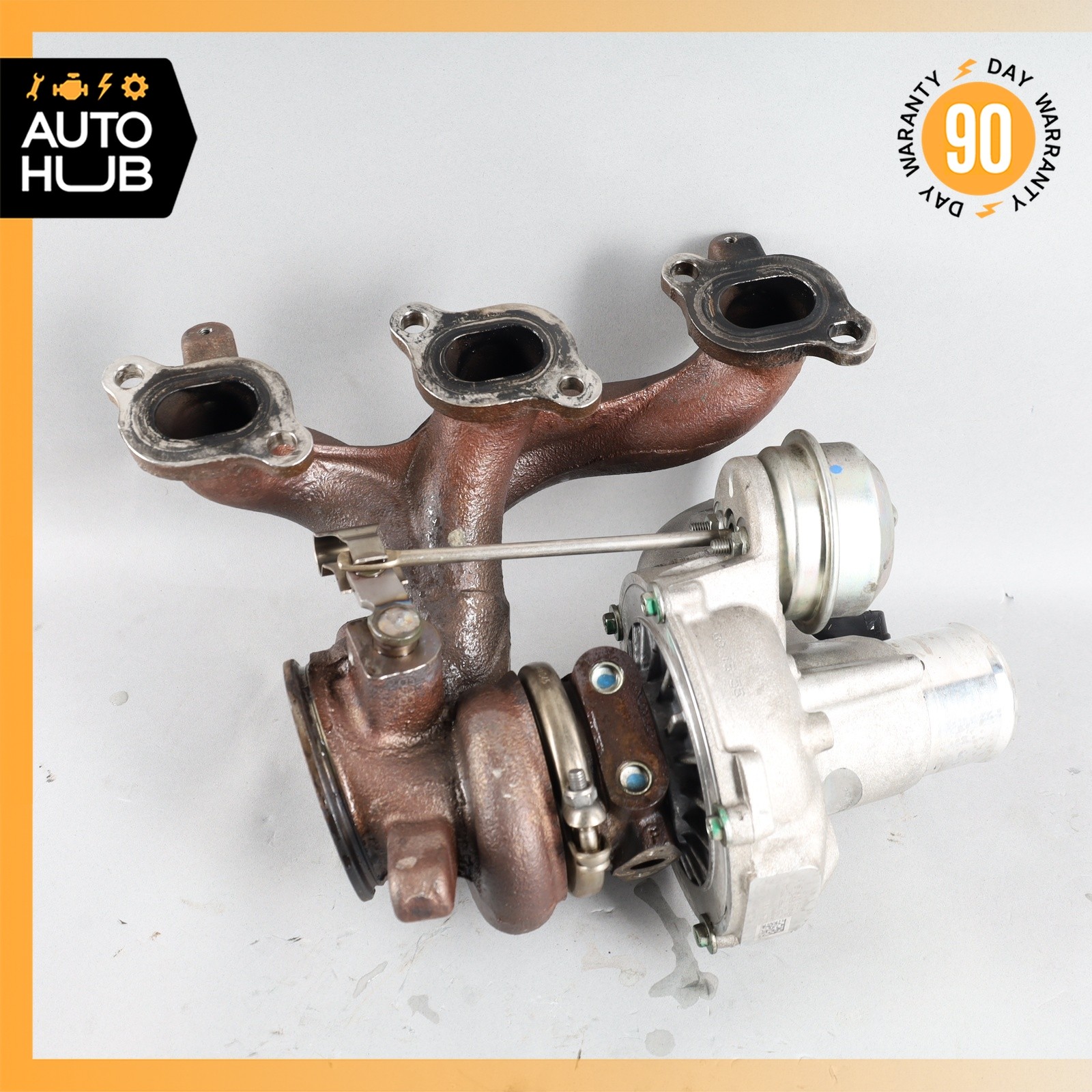 14-24 Maserati Ghibli M157 Levante Left Turbocharger Turbo Charger Manifold OEM