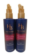 2 Pack Lot HAIR BIOLOGY Thickening Treatment For Thin Hair 6.4 fl oz NEW