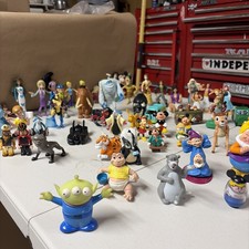 Huge Vintage Disney Fast Food Toy Lot 60 Pcs McDonalds Burger King Jack
