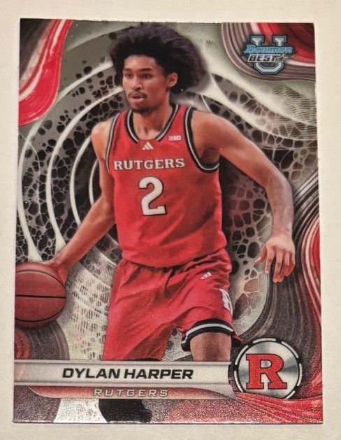 2024-25 Bowman University Best - Dylan Harper #22 Refractor (RC)