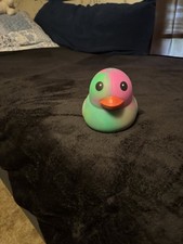 Squeeze Tie Dye Rubber Duck Squishy Sensory Fidget Toy