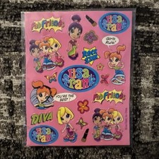 Vintage Lisa Frank Fab Friends Sticker Sheet HTF