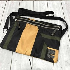 Autentica borsa a tracolla Marni x Porter 24 cm pelle nera uomo stile casual