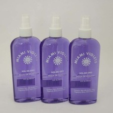 Sol de Oro Agua de Violetas Miami Violets Cologne 8 fl oz - Lot of 3