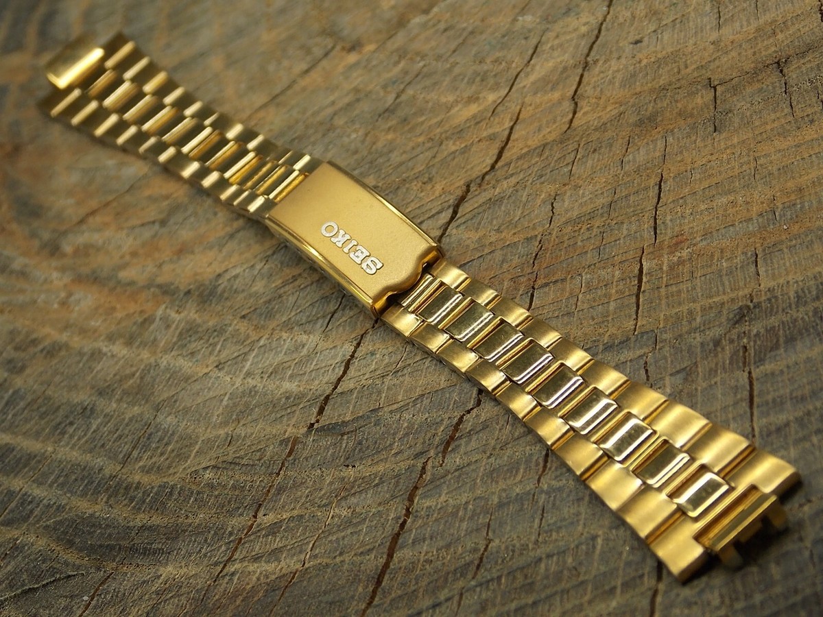 Vintage NOS Unused Seiko B8 23 Deployment Clasp Gold Plate Ladies