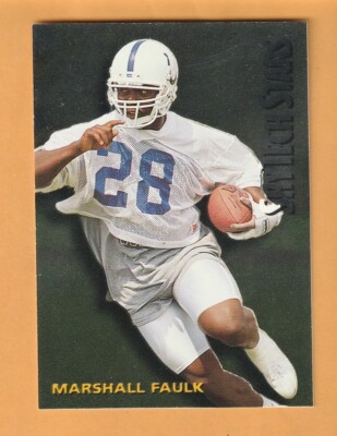 Marshall Faulk Indianapolis Colts 1994 SkyBox Premium SkyTech Stars #ST21 4Y