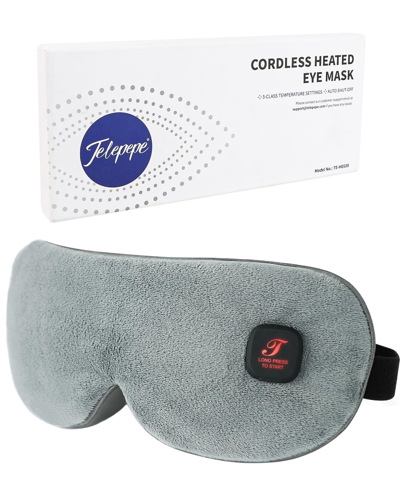 Cordless Heated Eye Mask for Dry Eyes Relief by Telepepe-image