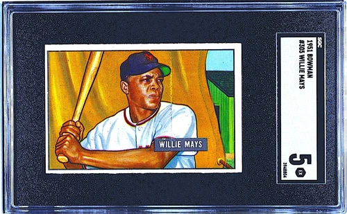 1951 Bowman Willie Mays SGC 5 **Iconic Key Rookie Card**