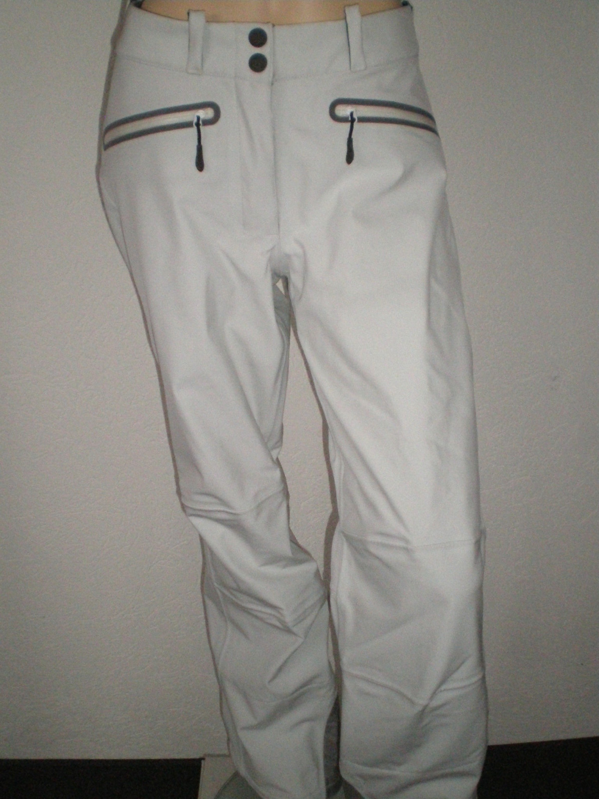 Salomon pantaloni da sci donna Go Siam Softshell white taglia 40