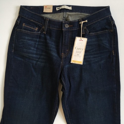 Levis Blue Jeans Womens 18M Stretch 