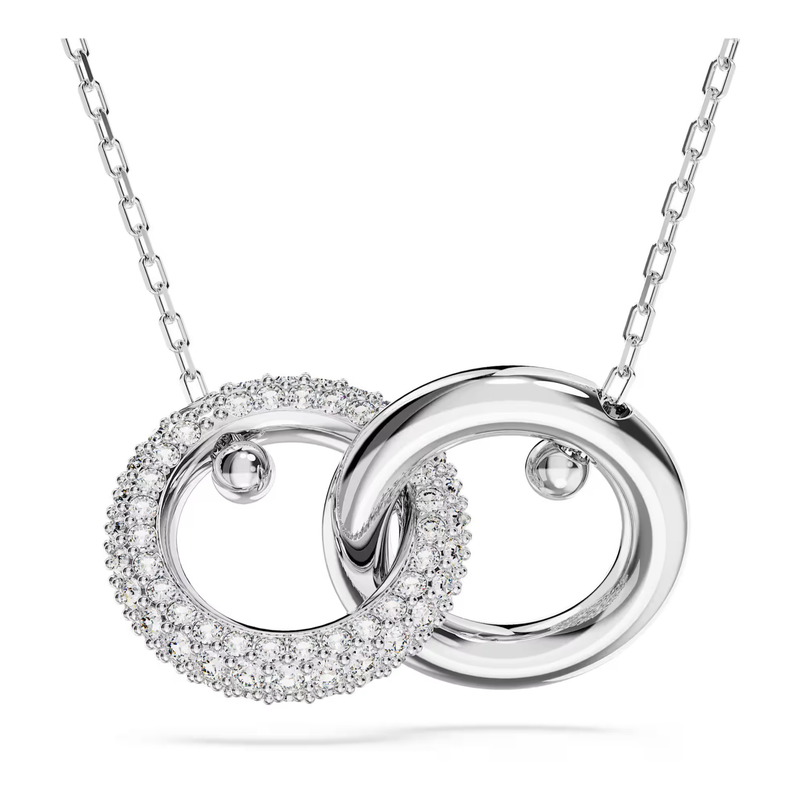 New Dextera pendant Interlocking loop, White, Rho… - image 1