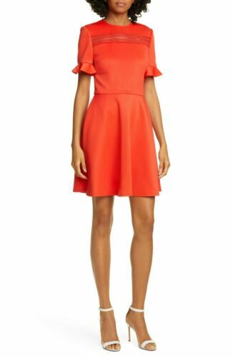 Ted Baker London Valens Lace Midi Dress ( Size 2- 6 US) | eBay UK