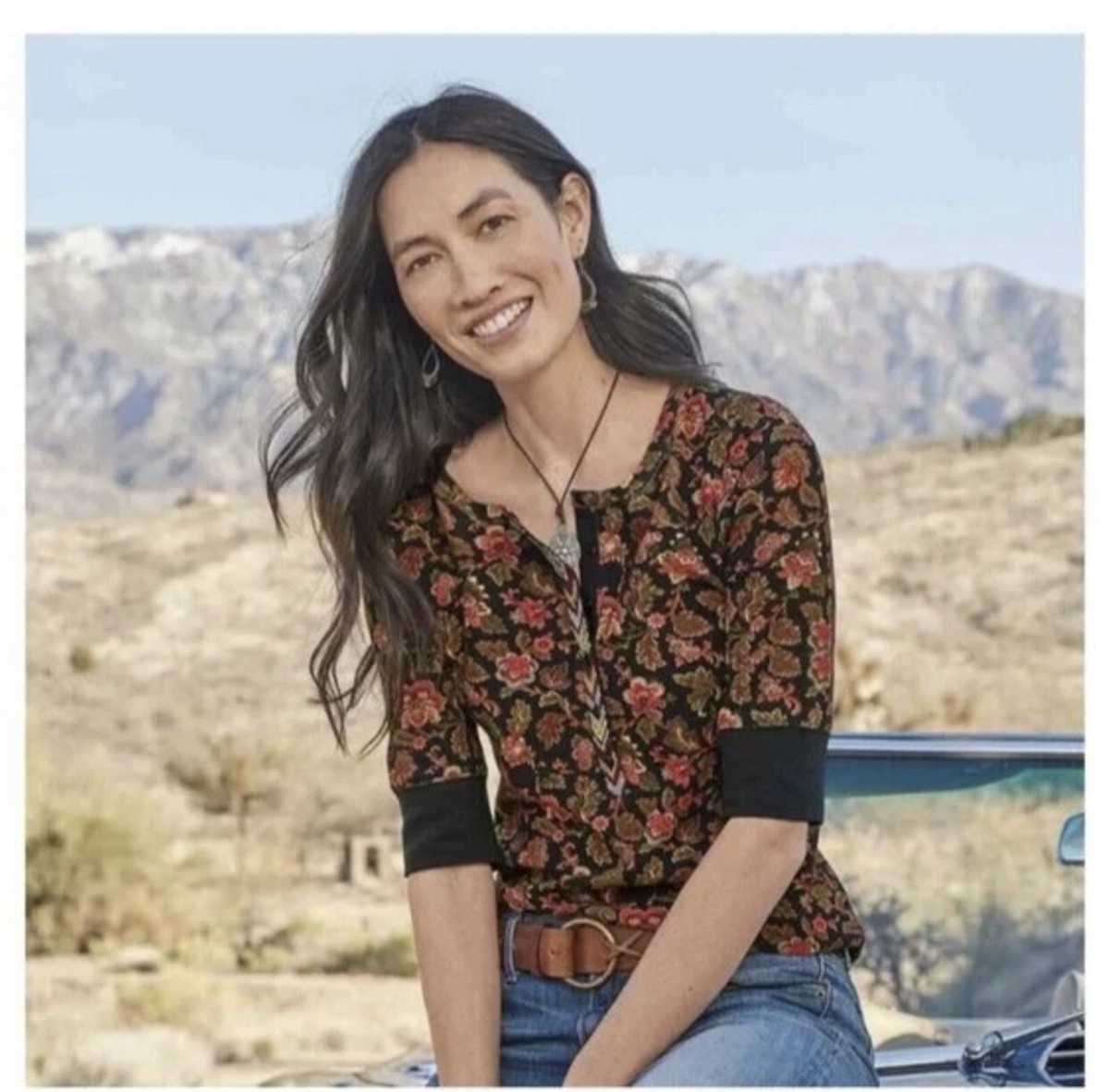 henley thermal top