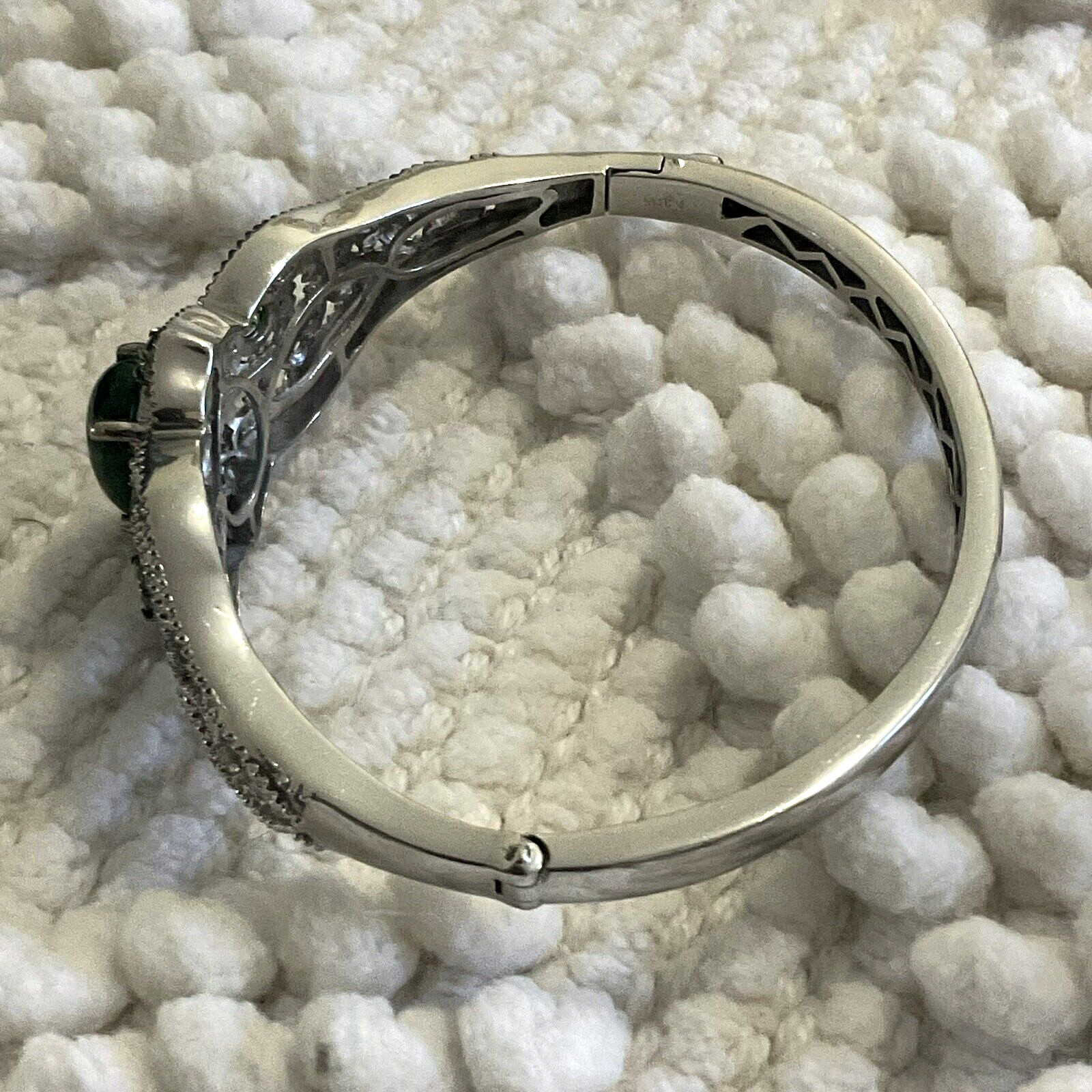 Malachite Bracelet Signed Karis STS - image 7