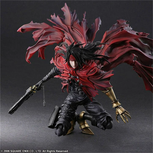 Play Arts Kai Final Fantasy VII Vincent Valentine PVC Action Figure in Box New - Picture 5 of 11
