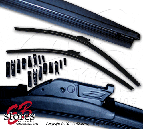 Set of 2 P&H PTB I&L Arm Bracketless Wiper Blades 26" Driver, 24" Passenger Side - Bild 1 von 3