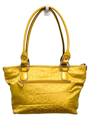 Vintage Giani Bernini Kreisschild Schultertasche Geldbörse, honiggelb, Einzelhandel $ 88 - Bild 2 von 4