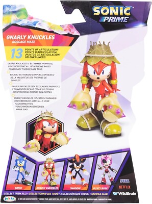 Sonic Prime 5 in Gnarly Knuckles Boscage Maze Action Figure