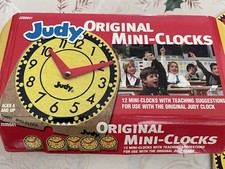 Judy Educational Aids ORIGINAL MINI-CLOCKS 209041 Set of 12